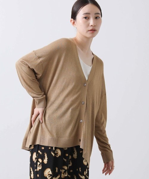 ラメ混ワイドVネックカーディガン | Gready Brilliant（グレディ  