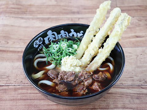 博多名物　元祖 肉肉うどん