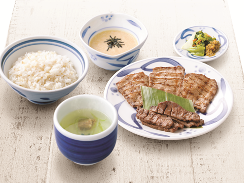 牛たん とろろ 麦めし ねぎし