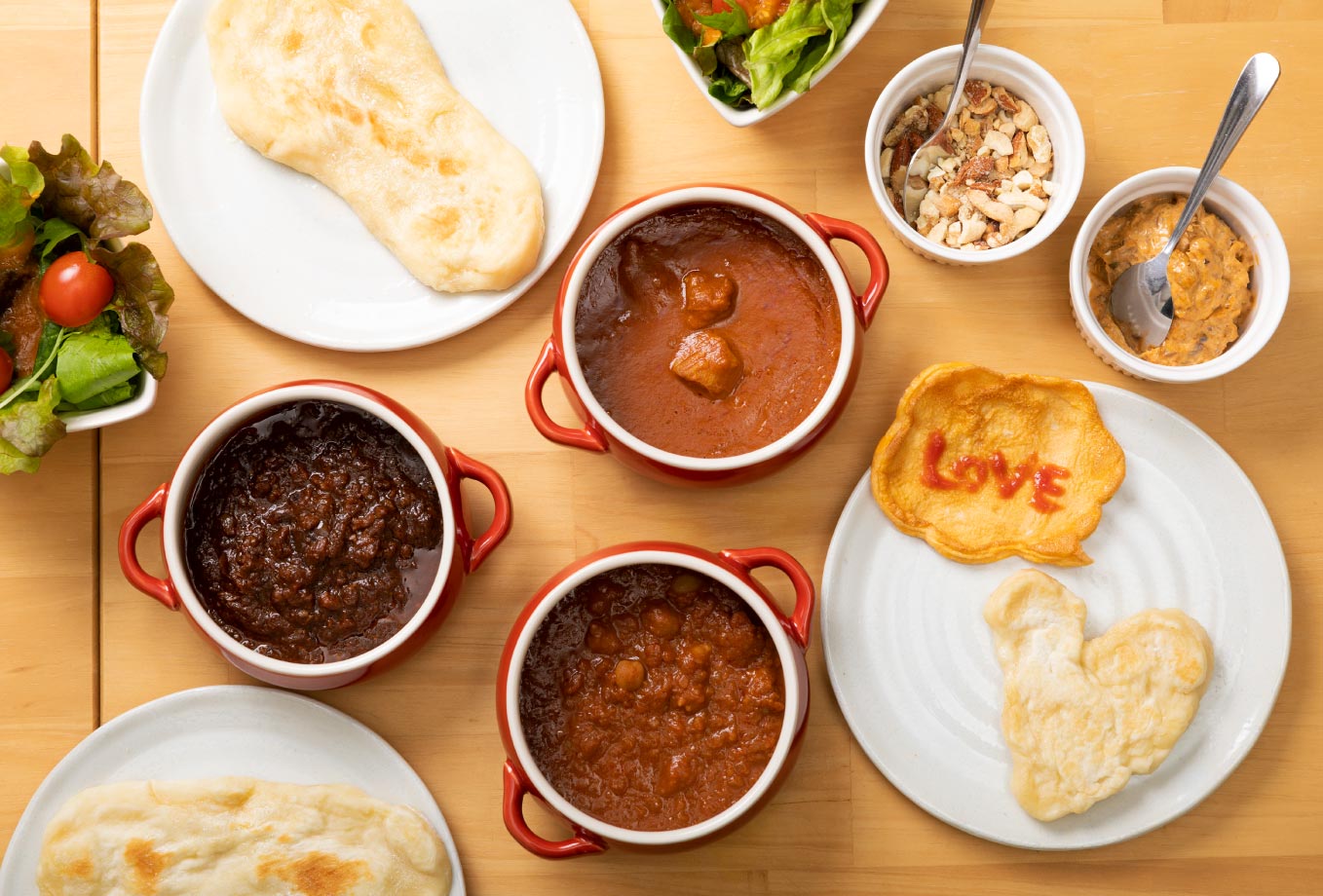 みんながそろう日曜日だから食事も特別メニューに！