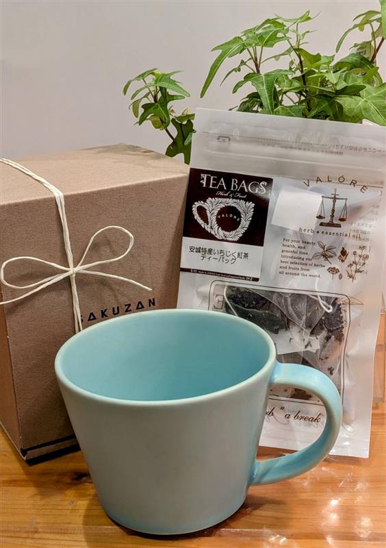SAKUZANカップ ＆安城特産いちじく紅茶ティーバッグ