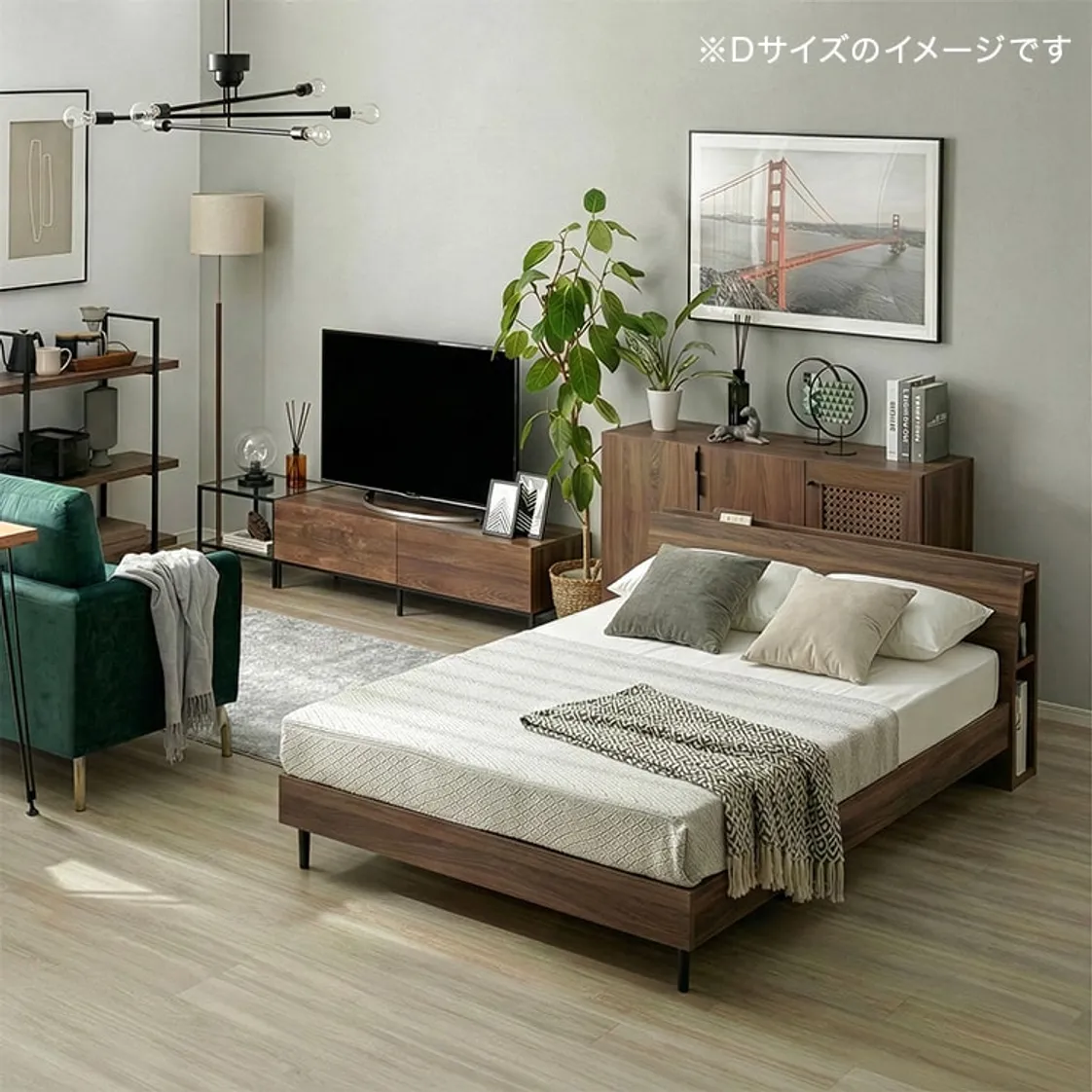 収納力と開放感を両立！LOWYAの「木目調ベッドフレーム」 | ららぽーと安城