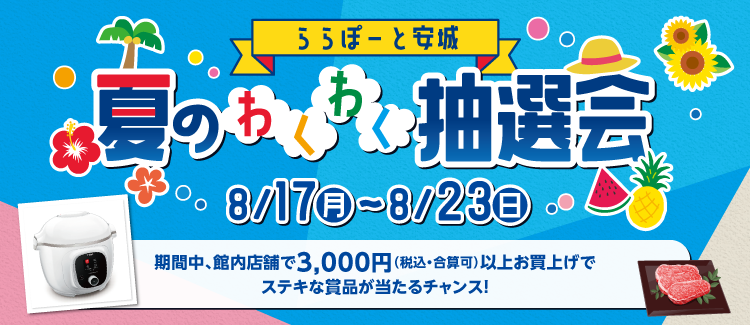 夏のわくわく抽選会