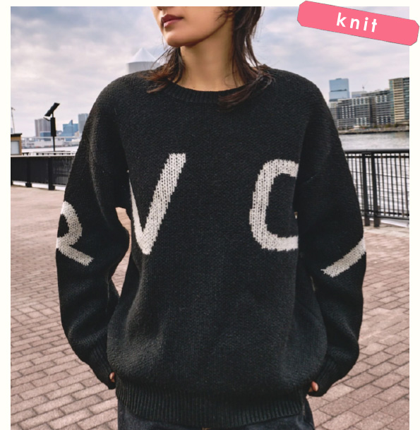 RVCA ウィメンズARCH RVCA KNIT セーター【2026年秋冬モデル】