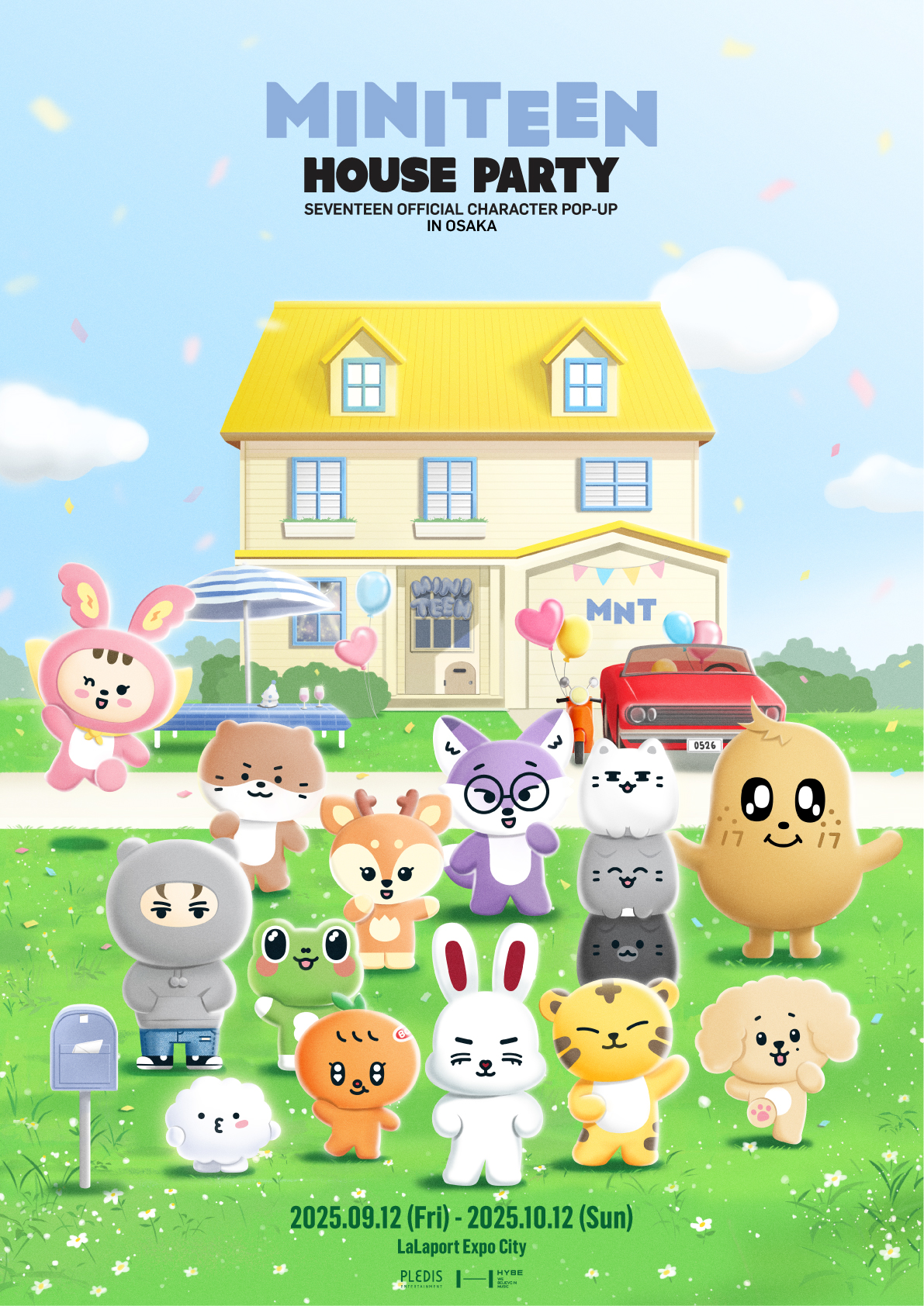 MINITEEN HOUSE PARTY ポップアップ ビーチタオル MINITEEN HOUSE PARTY ポップアップ ビーチタオル