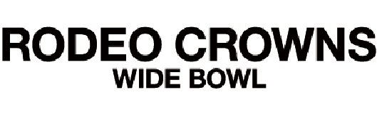 RODEO CROWNS WIDE BOWL