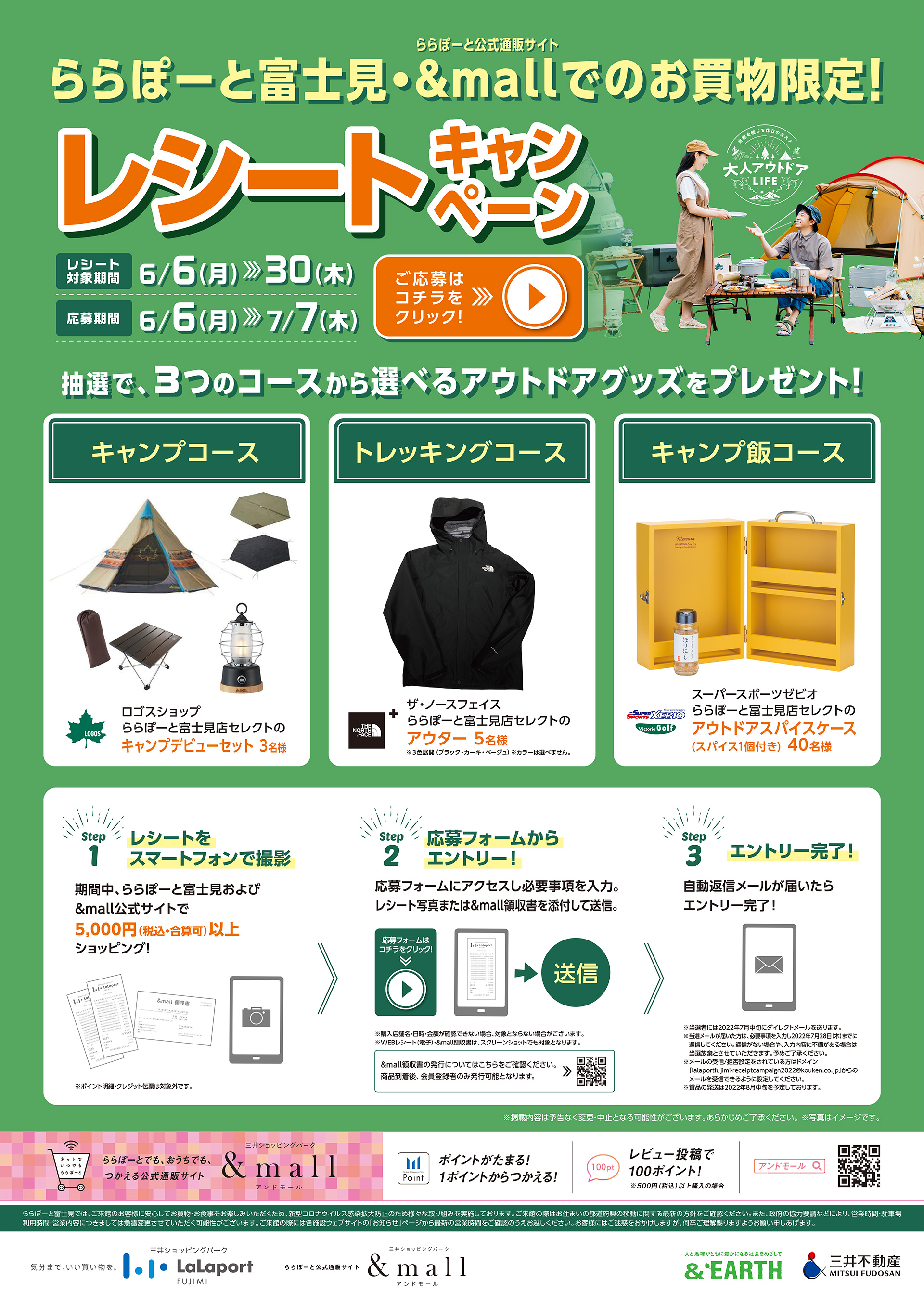 ららぽーと富士見 レシートキャンペーン