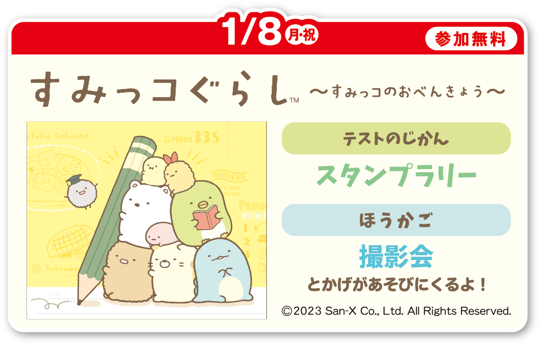 すみっコぐらし ～すみっコのおべんきょう～