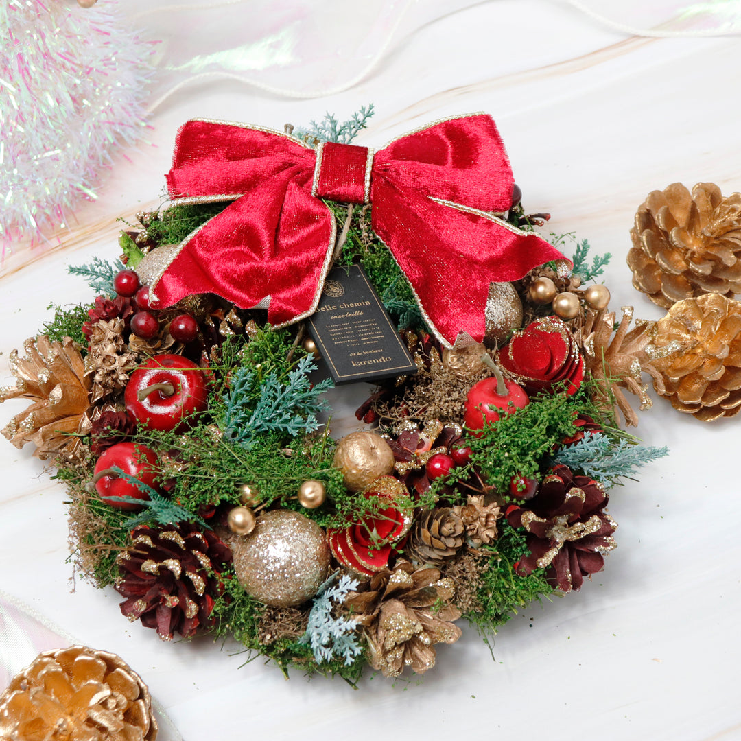 クレセントリース248(クリスマス) クレセントリース レッド＆ゴールド