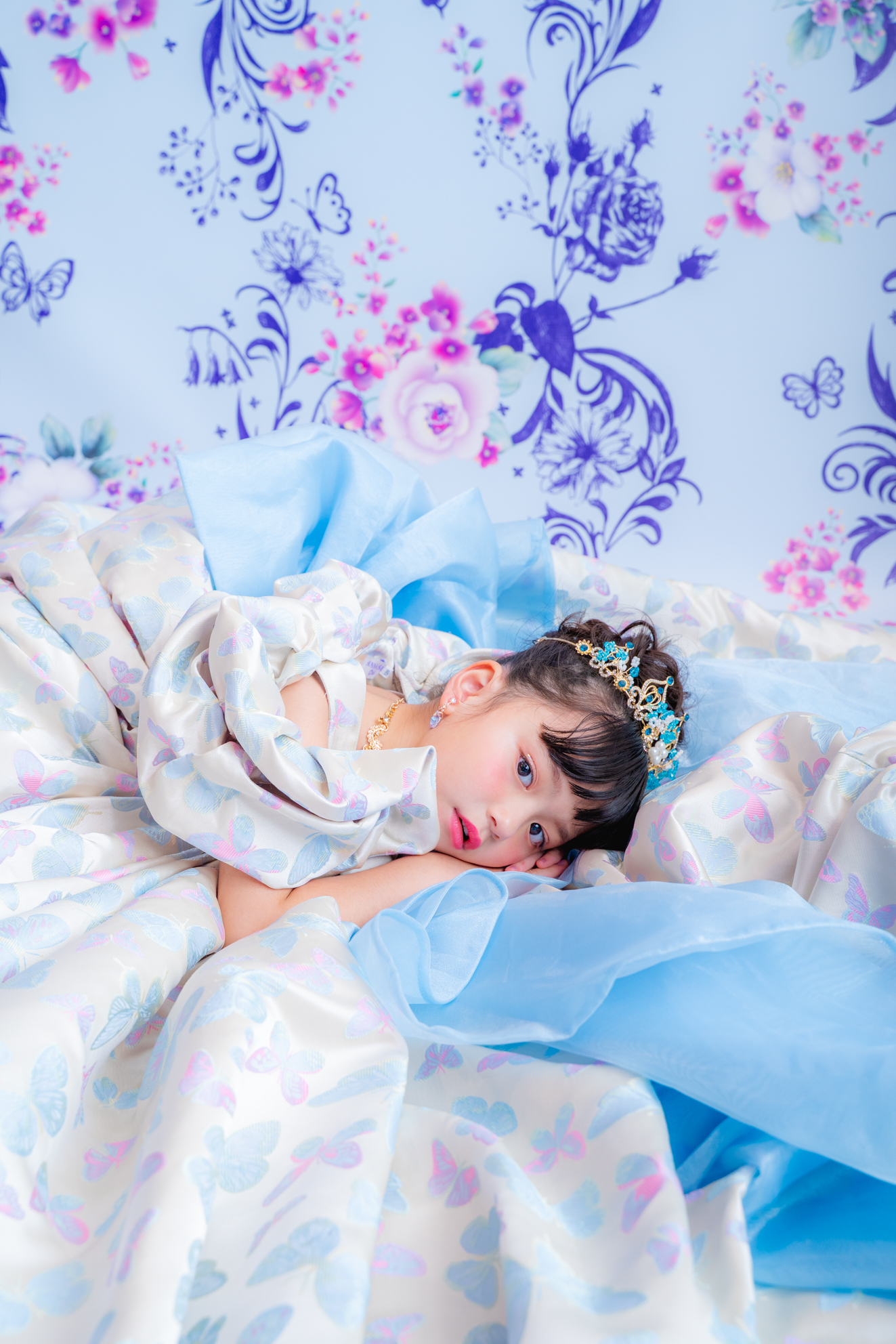 【美品】ANNA SUI mini ドレスアップ ANNA SUI mini＞アナ スイ・ミニ新作ドレス 「パピヨン