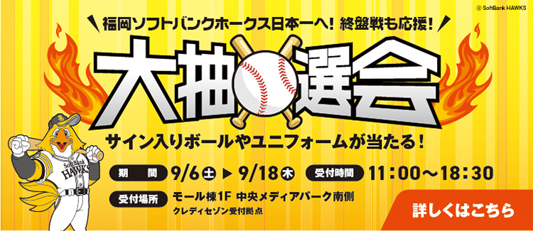 福岡ソフトバンクホークス大抽選会