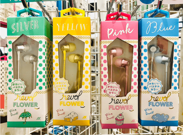 有線イヤホン revol FLOWER