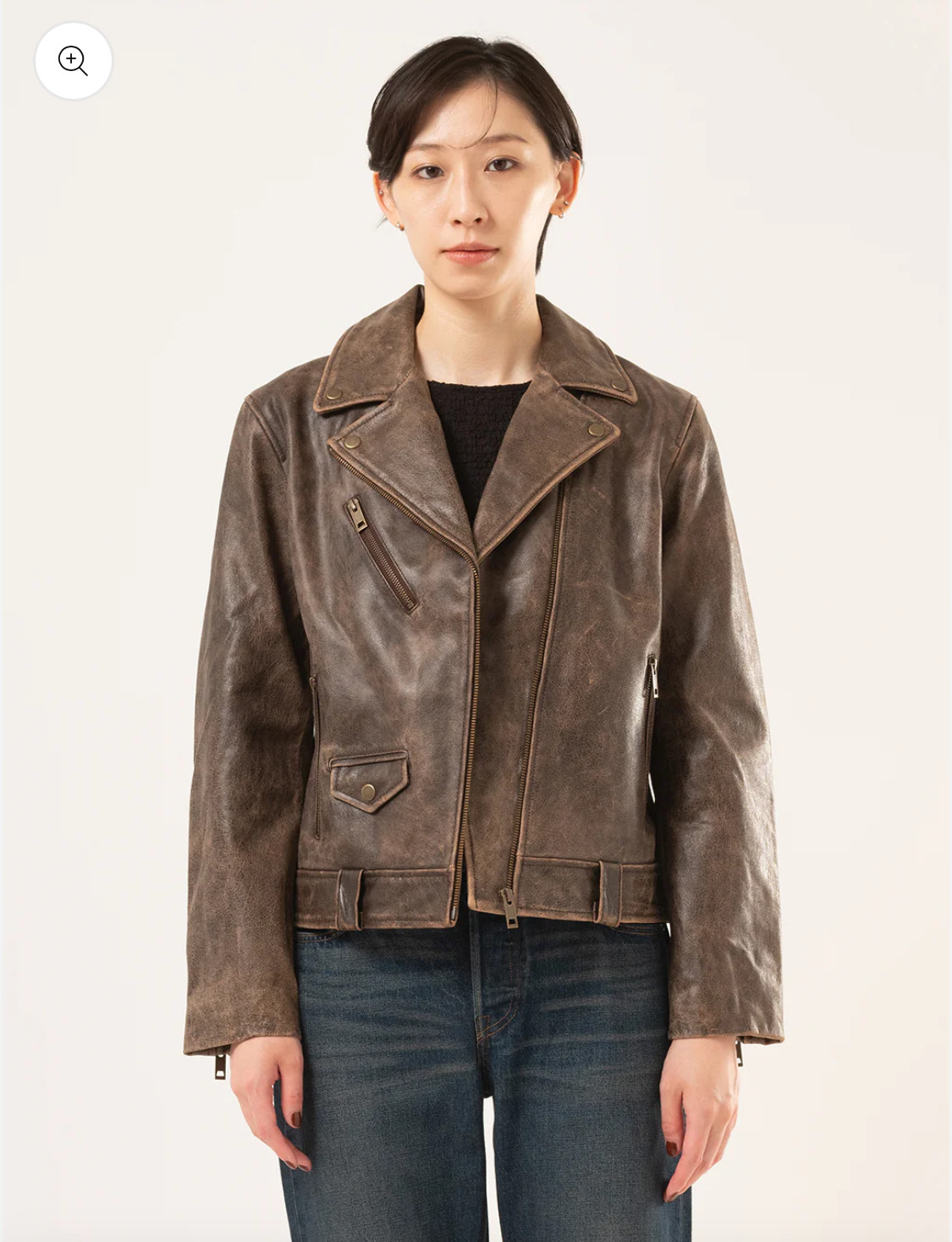 ⭐︎ベイクドポテト⭐︎【着用1回】agnes b. レザージャケット　羊革　１ 2025年最新】Agnes b メンズ レザージャケット・ライダースの