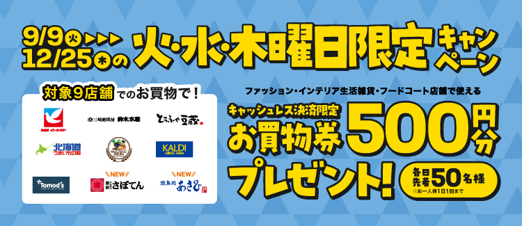 3Q曜日施策