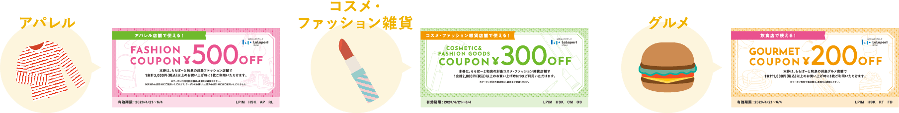 クーポン