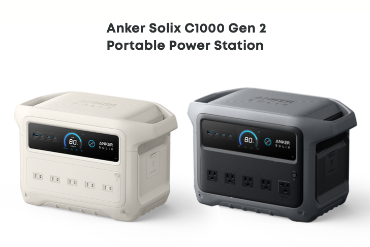 Anker Solix C1000 Gen 2 Portable Power Station 予約受付中