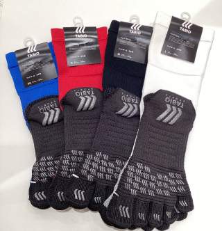 FOOTBALL五本指クルーソックス