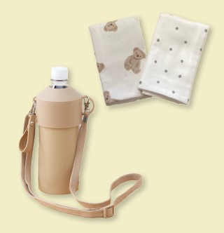 フェイスタオル/ハンドタオル ペットボトルクーラー