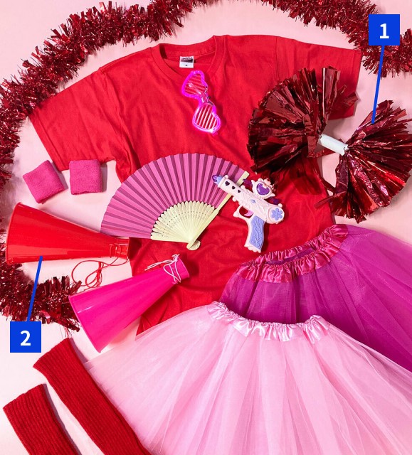 ポンポン_2P メガホン_3P