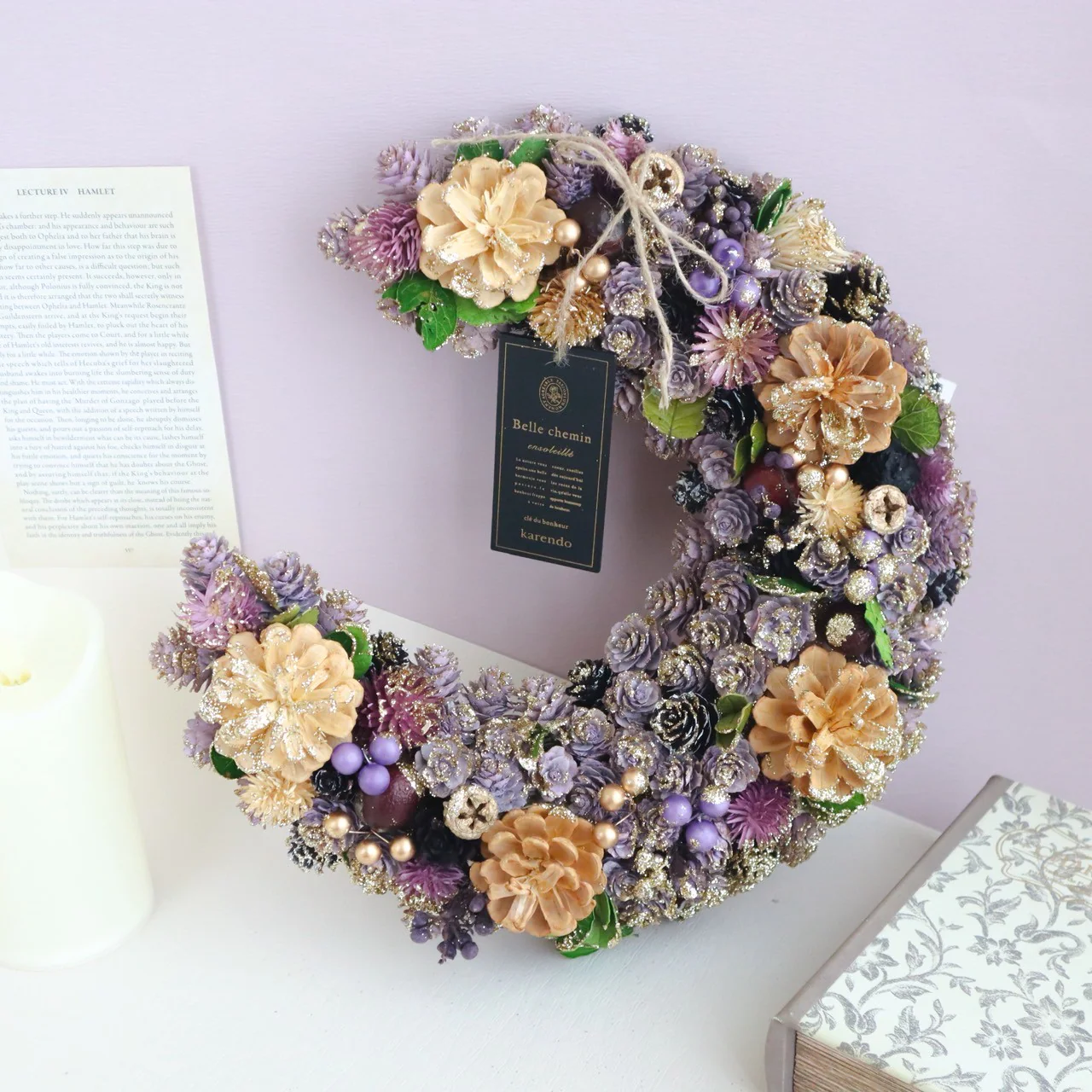 ポポラスとラグラスのボタニカルハーフリース＊ラッピング無料 プレゼント　秋 ポポラスとラグラスのボタニカルハーフリース＊ラッピング無料