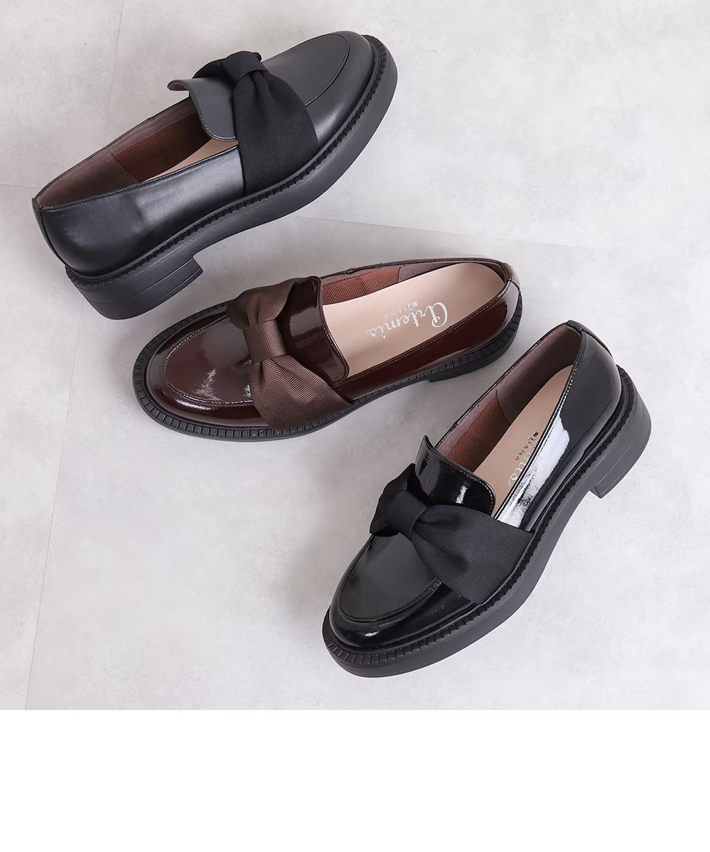 OHGA♡リボンローファー、23cm オーガ OHGA リボンローファー 23㎝ RIBON LOAFER | OHGA