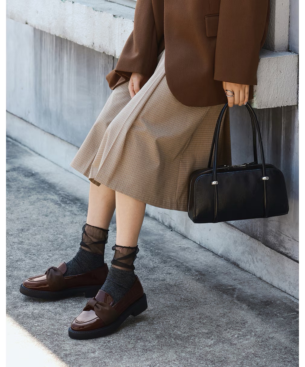OHGA♡リボンローファー、23cm オーガ OHGA リボンローファー 23㎝ RIBON LOAFER | OHGA