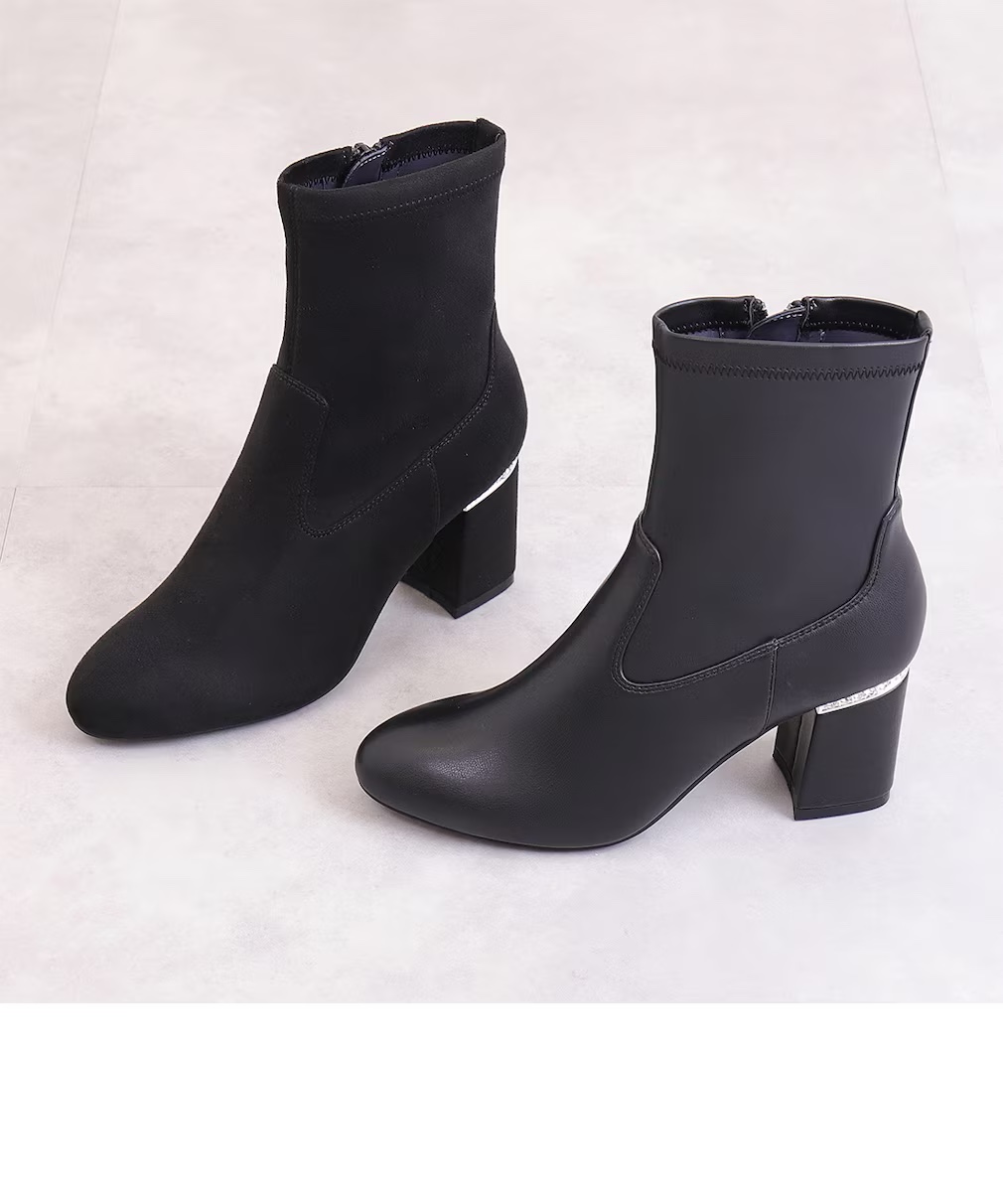 ☆ビジューヒール ストレッチショートブーツ☆ | ららぽーと甲子園