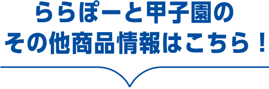 ららぽーと甲子園のその他商品情報はこちら！