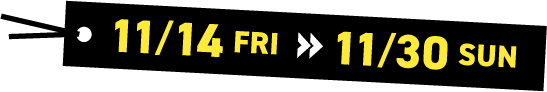11/14(金)-11/30(日)