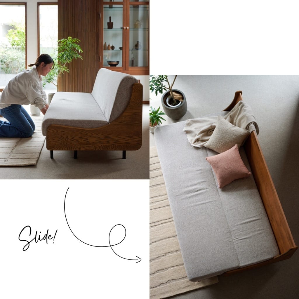 くつろぎ方、自由自在【HABITAT SOFA BED】 | ららぽーと堺