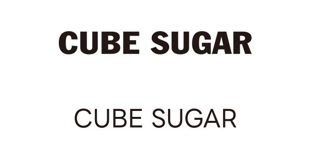 CUBE SUGAR