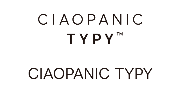 CIAOPANIC TYPY