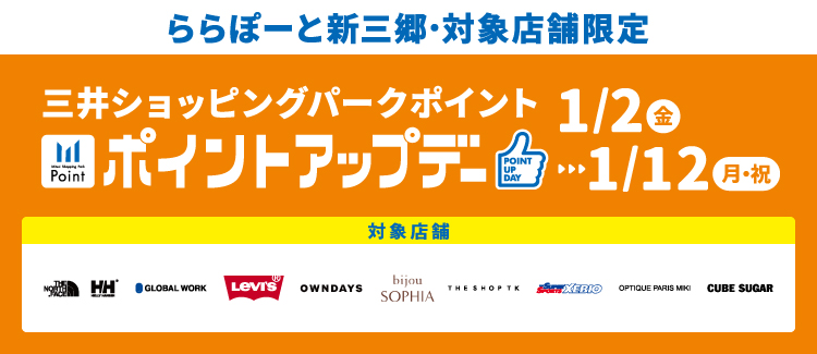 ポイントアップデー