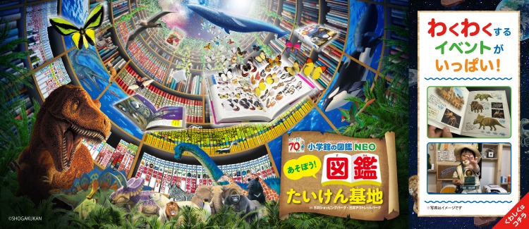 『小学館の図鑑NEO』あそぼう！図鑑たいけん基地