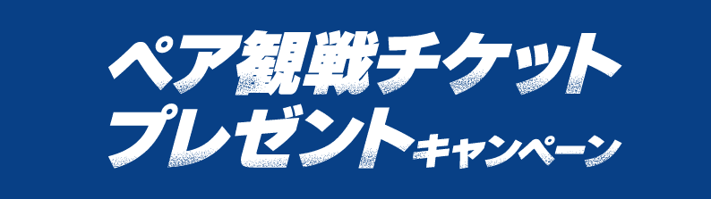 ペア観戦チケットプレゼント