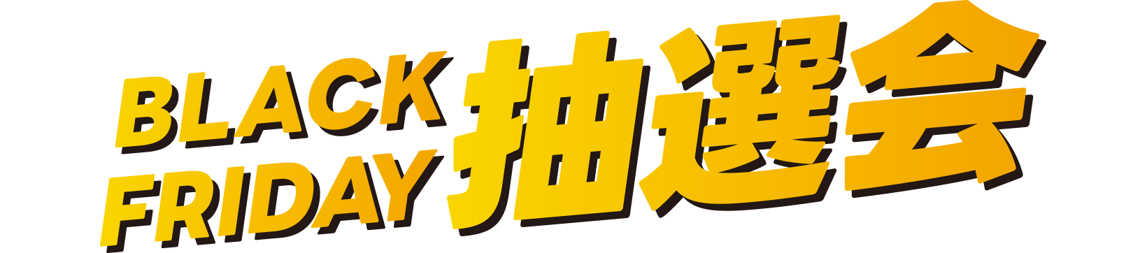 BLACK FRIDAY抽選会