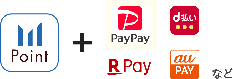 三井ショッピングパークポイント＋PayPay d払い RPay auPAY など