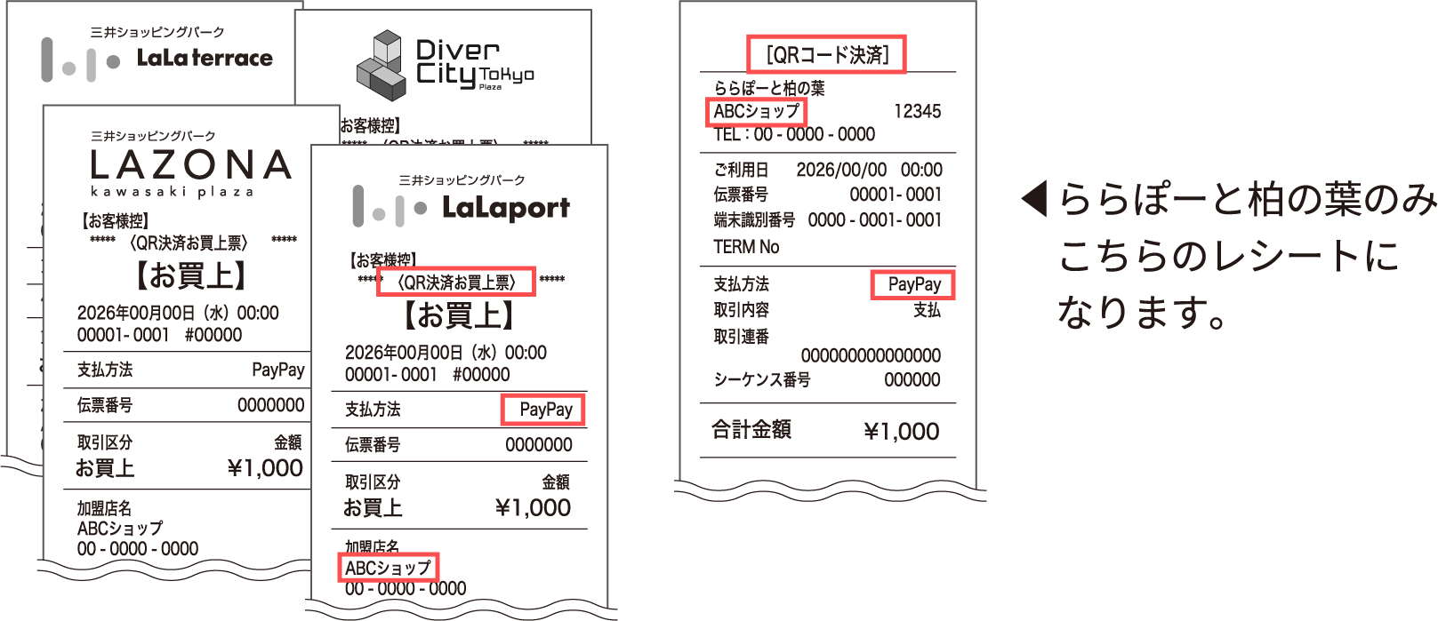 Image of the receipt in question