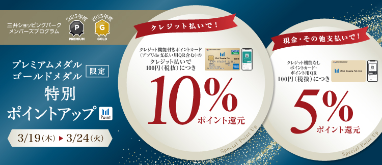 3月　PGポイントアップ