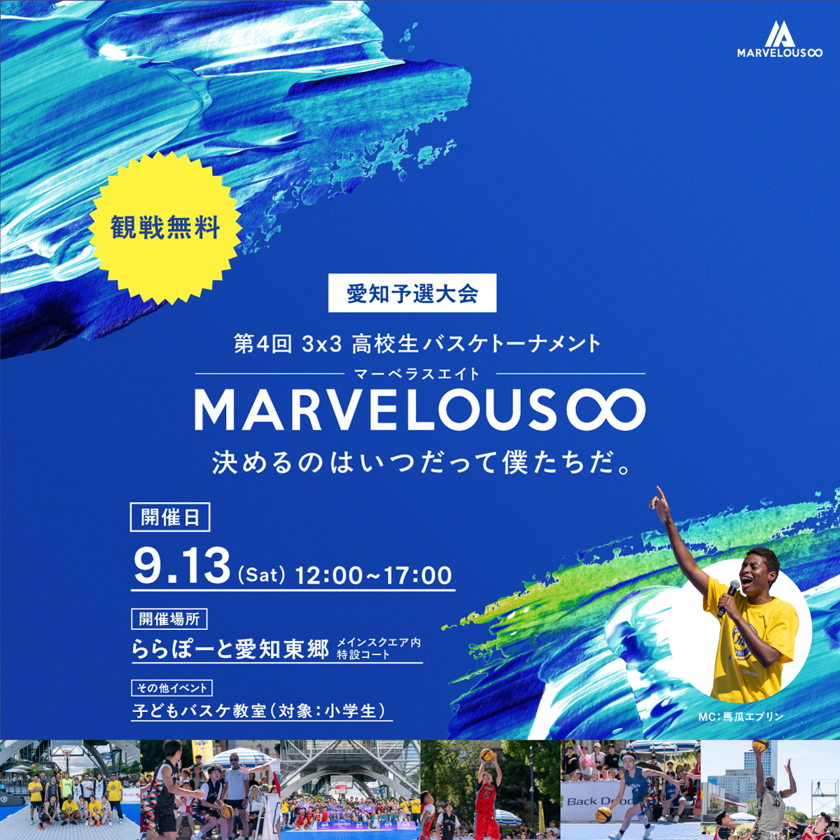 バスケトーナメントMARVELOUS∞