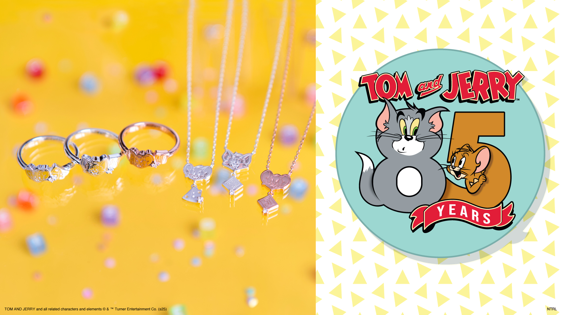 トムとジェリー』× THE KISS 85周年記念コラボジュエリー発売