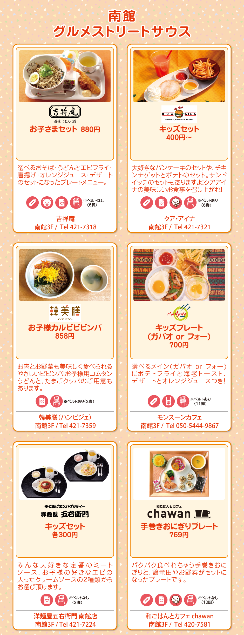 南館　グルメストリートサウス