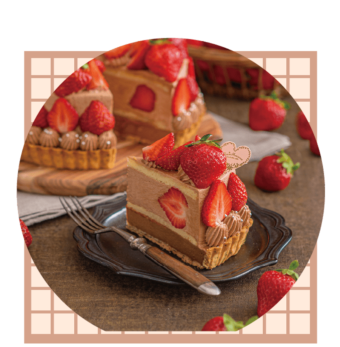 あまおうのショコラ ショートケーキタルト
