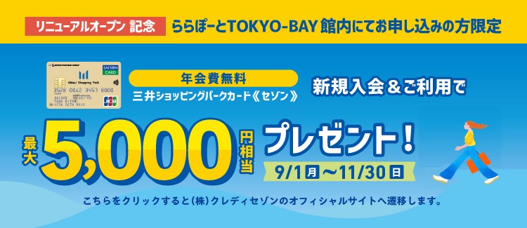 新規入会5000円CP