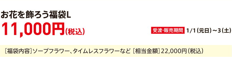 Let's decorate with flowers L lucky bag