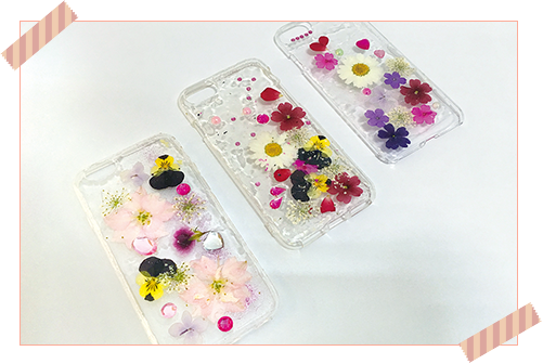 3/29(木)オリジナルフラワーiPhoneケース作り