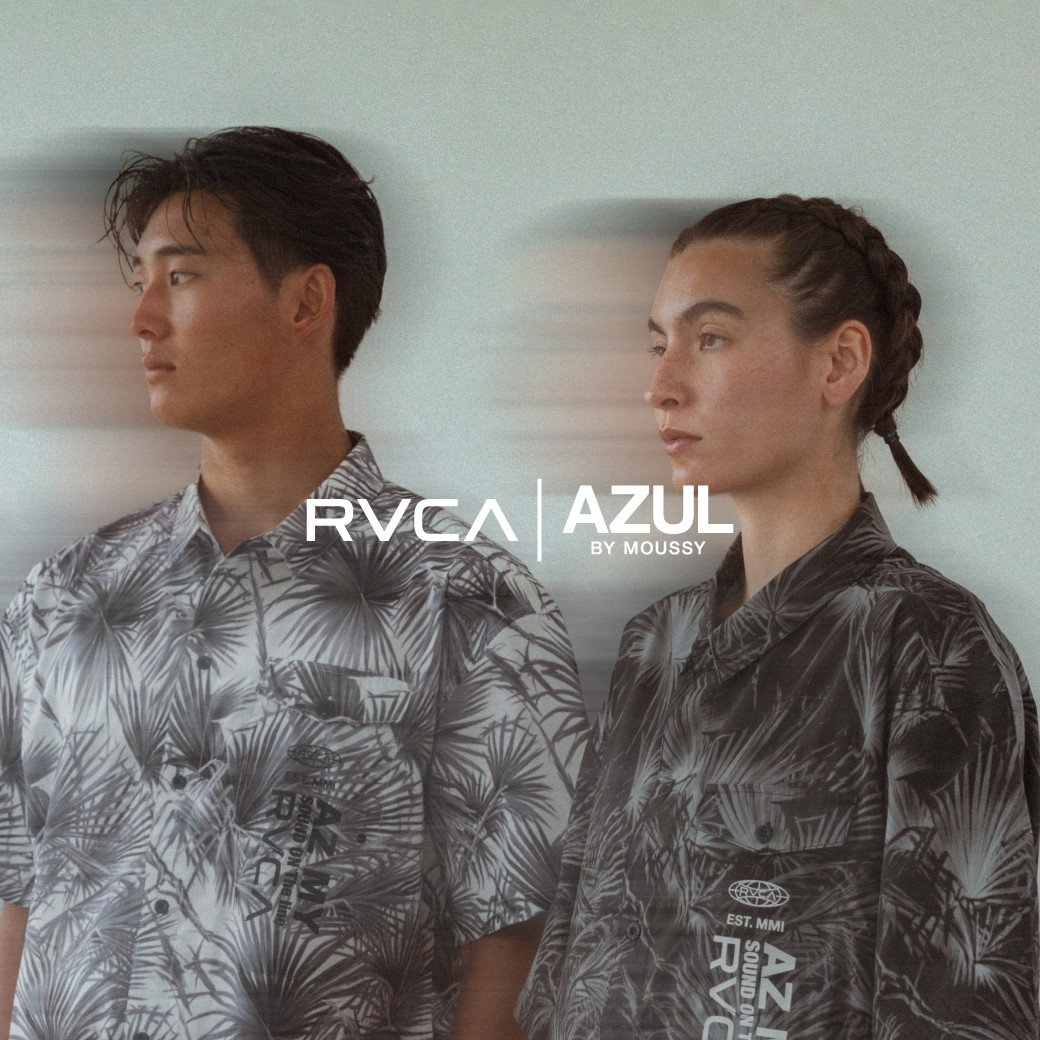 AZUL BY MOUSSY × RVCA の「SOUND ON THE LINE」サマーコレクションを7