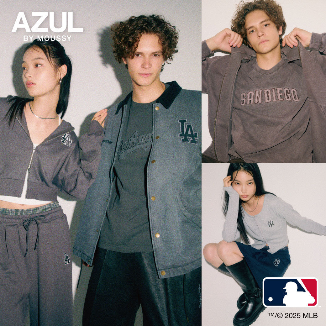 即完売　レア商品　アズール　MLB　LA　ショート丈　Tシャツ　出品迷い中♡ AZUL BY MOUSSYから「MLB」との別注アイテムを9/1(月)に発売