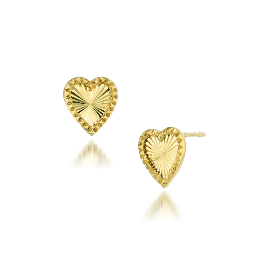 ♡k10デザインピアス♡ CONNECT WITH LOVE PIERCED EARRING(片耳用)(2JP0949)K10 ピアス