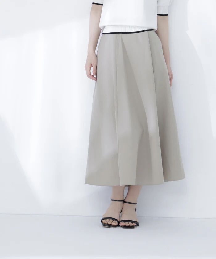 ◇ON、OFFどちらでも！◇ リネンブレンドフレアスカート | ラブラ万代